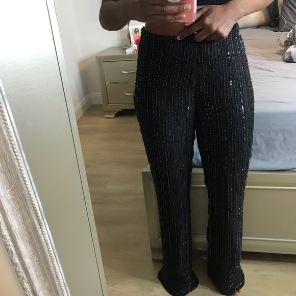 Carlisle Pants - Beaded Trousers